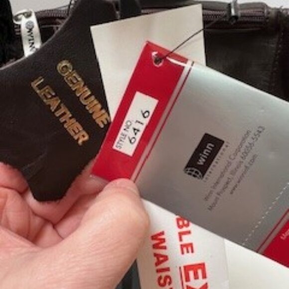 Genuine Leather Black Travel Bag - Picture 2 of 8